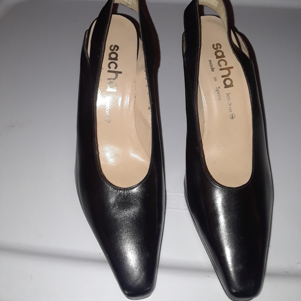 Sacha London Black Leather Shoe